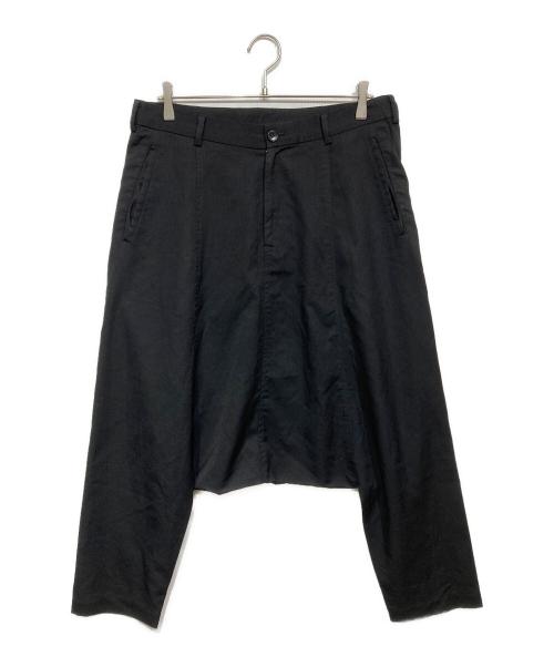 BLACK COMME des GARCONS（ブラックコムデギャルソン）BLACK COMME des GARCONS (ブラックコムデギャルソン) ウールサルエルパンツ ブラック サイズ:Mの古着・服飾アイテム