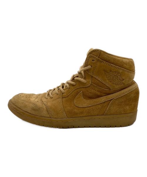 NIKE（ナイキ）NIKE AIR JORDAN 1 RETRO HIGH OG GOLDEN HARVEST/ELEMENTAL GOLD（エア ジョーダン 1 レトロ ハイ OG ゴールデン ハーベスト/エレメンタル ゴールド ） ブラウン サイズ:28の古着・服飾アイテム