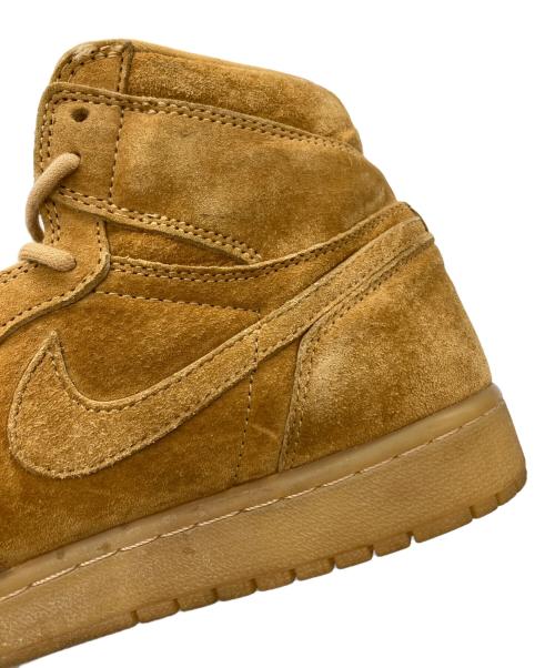 NIKE（ナイキ）NIKE AIR JORDAN 1 RETRO HIGH OG GOLDEN HARVEST/ELEMENTAL GOLD（エア ジョーダン 1 レトロ ハイ OG ゴールデン ハーベスト/エレメンタル ゴールド ） ブラウン サイズ:28の古着・服飾アイテム