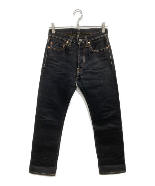 IRON HEART（アイアンハート）IRON HEART (アイアンハート) 21ozセルビッチブラックデニムパンツ ブラック サイズ:W28の古着・服飾アイテム