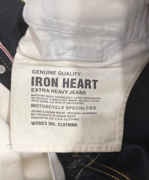 IRON HEART（アイアンハート）IRON HEART (アイアンハート) 21ozセルビッチブラックデニムパンツ ブラック サイズ:W28の古着・服飾アイテム