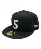 SUPREME×New Eraシュプリーム×ニューエラ）の古着「Screw Ball S Logo キャップ」｜ブラック