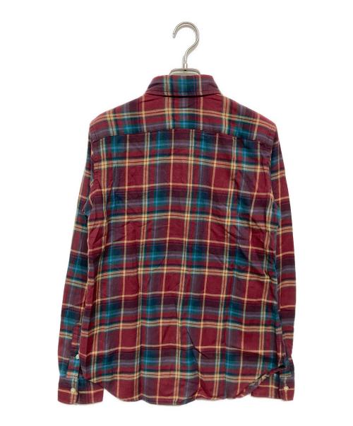 POLO RALPH LAUREN（ポロ・ラルフローレン）POLO RALPH LAUREN (ポロ・ラルフローレン) プラッド コットン シャツ レッド×グリーン サイズ:S 未使用品の古着・服飾アイテム