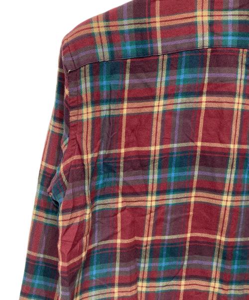 POLO RALPH LAUREN（ポロ・ラルフローレン）POLO RALPH LAUREN (ポロ・ラルフローレン) プラッド コットン シャツ レッド×グリーン サイズ:S 未使用品の古着・服飾アイテム