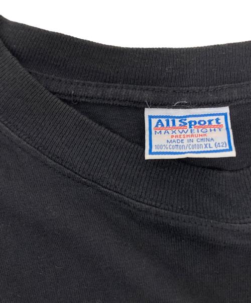 ALL SPORT（オールスポーツ）ALL SPORT (オールスポーツ) ZELDAロゴプリントTシャツ（ゼルダロゴプリントTシャツ） ブラック サイズ:XLの古着・服飾アイテム