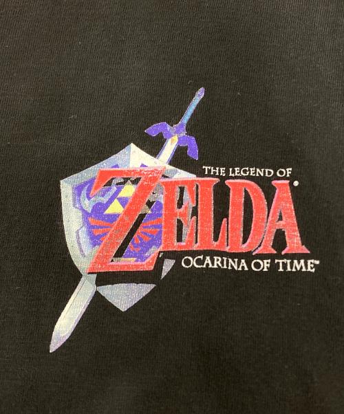 ALL SPORT（オールスポーツ）ALL SPORT (オールスポーツ) ZELDAロゴプリントTシャツ（ゼルダロゴプリントTシャツ） ブラック サイズ:XLの古着・服飾アイテム