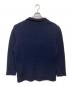 RALPH LAUREN Purple Label (ラルフ ローレン パープル レーベル) ウール混 ニットダブルジャケット ネイビー サイズ:L：18000円