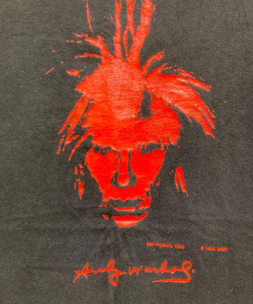 Hanes（ヘインズ）Hanes (ヘインズ) Andy WarholプリントTシャツ（アンディ ウォーホルプリントTシャツ） ブラック サイズ:Mの古着・服飾アイテム