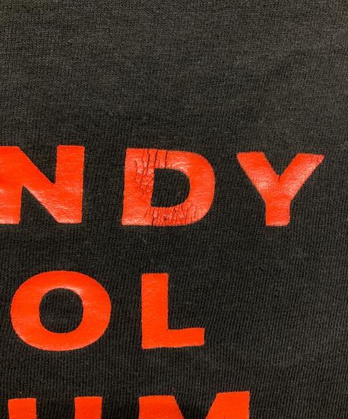 Hanes（ヘインズ）Hanes (ヘインズ) Andy WarholプリントTシャツ（アンディ ウォーホルプリントTシャツ） ブラック サイズ:Mの古着・服飾アイテム