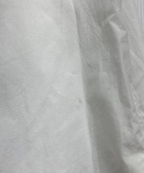 Graphpaper（グラフペーパー）Graphpaper (グラフペーパー) Broad L/S Oversized Band Collar Shirt（ブロード Ⅼ/S オーバーサイズ バンド カラー シャツ） ホワイト サイズ:Freeの古着・服飾アイテム