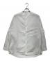 Graphpaper（グラフペーパー）の古着「Broad L/S Oversized Band Collar Shirt（ブロード Ⅼ/S オーバーサイズ バンド カラー シャツ）」｜ホワイト
