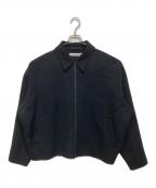 Acne studiosアクネ ストゥディオズ）の古着「WOOL ZIPPER JACKET」｜ブラック