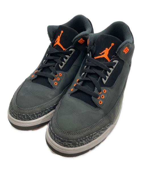 NIKE（ナイキ）NIKE (ナイキ) Air Jordan 3 Retro Fear（エアー ジョーダン 3 レトロ フィアー） グレー×ブラック サイズ:29の古着・服飾アイテム