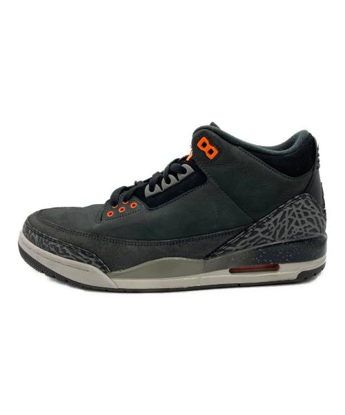 NIKE（ナイキ）NIKE (ナイキ) Air Jordan 3 Retro Fear（エアー ジョーダン 3 レトロ フィアー） グレー×ブラック サイズ:29の古着・服飾アイテム