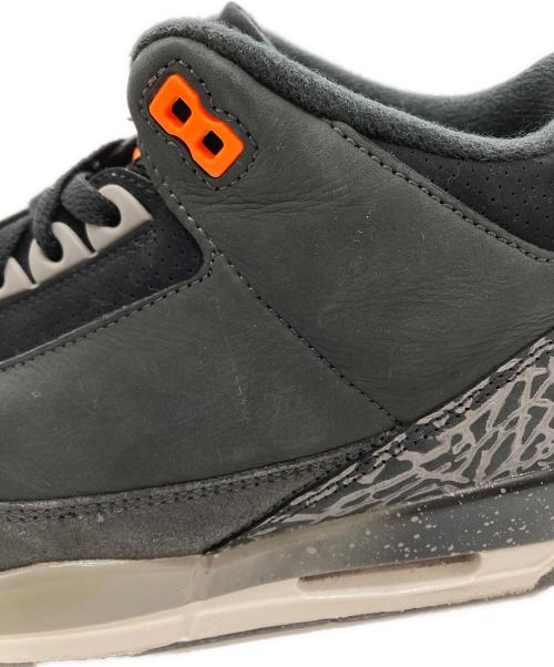 NIKE（ナイキ）NIKE (ナイキ) Air Jordan 3 Retro Fear（エアー ジョーダン 3 レトロ フィアー） グレー×ブラック サイズ:29の古着・服飾アイテム
