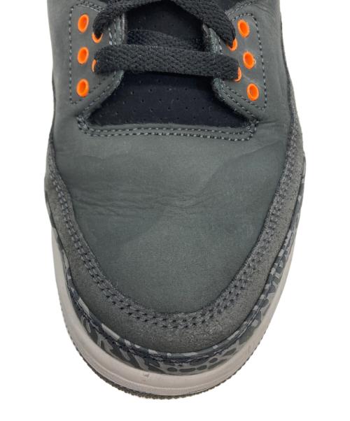 NIKE（ナイキ）NIKE (ナイキ) Air Jordan 3 Retro Fear（エアー ジョーダン 3 レトロ フィアー） グレー×ブラック サイズ:29の古着・服飾アイテム