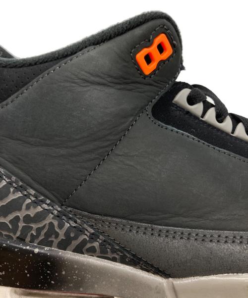 NIKE（ナイキ）NIKE (ナイキ) Air Jordan 3 Retro Fear（エアー ジョーダン 3 レトロ フィアー） グレー×ブラック サイズ:29の古着・服飾アイテム