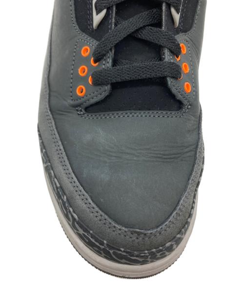 NIKE（ナイキ）NIKE (ナイキ) Air Jordan 3 Retro Fear（エアー ジョーダン 3 レトロ フィアー） グレー×ブラック サイズ:29の古着・服飾アイテム