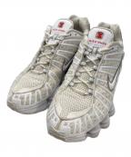 NIKEナイキ）の古着「WMNS SHOX TL ローカットスニーカー（ウィメンズ ショックス TL ローカットスニーカー）」｜ホワイト×グレー