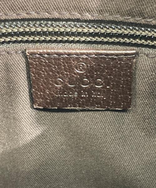 GUCCI（グッチ）GUCCI (グッチ) GG シェリーライン ショルダーバッグ ベージュ×ブラウンの古着・服飾アイテム