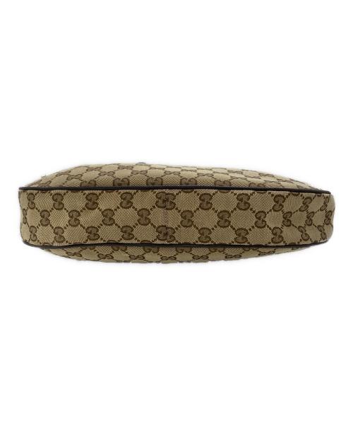 GUCCI（グッチ）GUCCI (グッチ) GG シェリーライン ショルダーバッグ ベージュ×ブラウンの古着・服飾アイテム