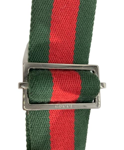 GUCCI（グッチ）GUCCI (グッチ) GG シェリーライン ショルダーバッグ ベージュ×ブラウンの古着・服飾アイテム