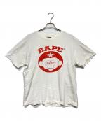 A BATHING APEアベイシングエイプ）の古着「プリントTシャツ」｜ホワイト