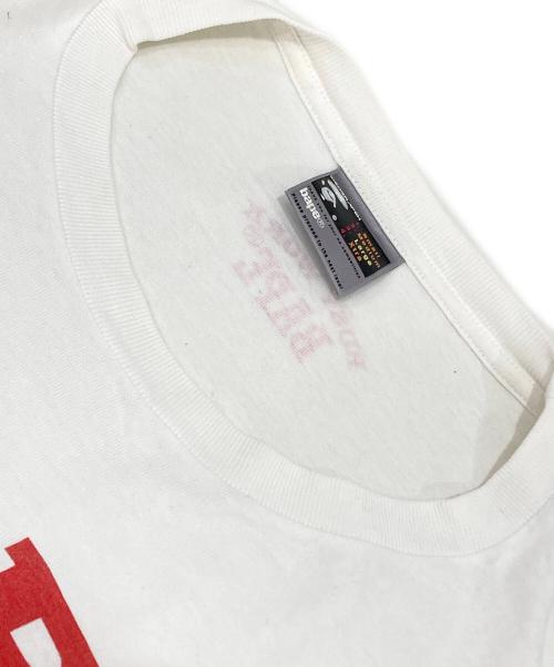 A BATHING APE（アベイシングエイプ）A BATHING APE (アベイシングエイプ) プリントTシャツ ホワイト サイズ:Lの古着・服飾アイテム