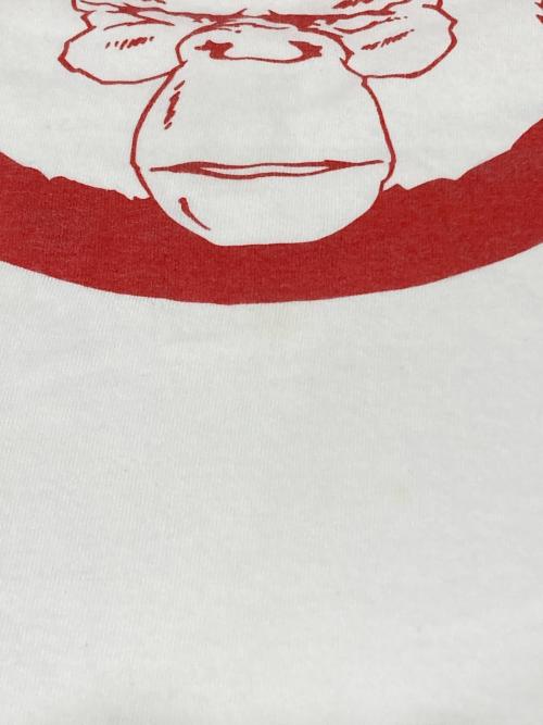 A BATHING APE（アベイシングエイプ）A BATHING APE (アベイシングエイプ) プリントTシャツ ホワイト サイズ:Lの古着・服飾アイテム