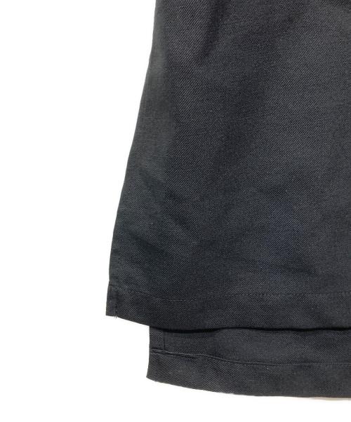 GROUND Y（グラウンドワイ）GROUND Y (グラウンドワイ) スタンドカラーロングシャツ ブラック サイズ:3の古着・服飾アイテム