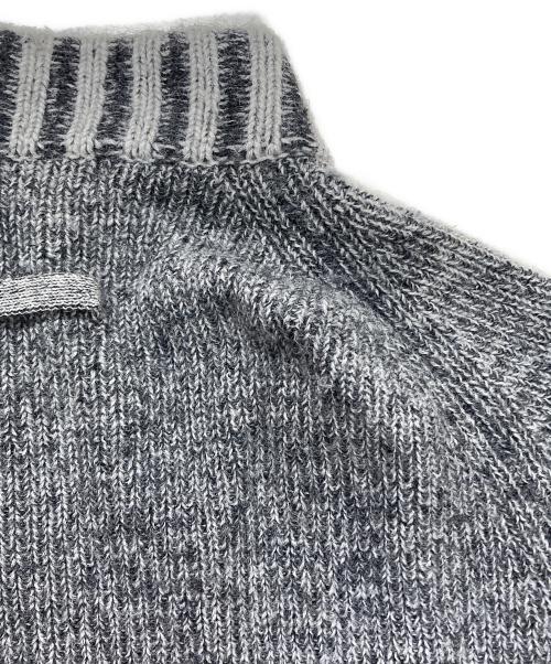 GAULTIER HOMME objet（ゴルチエオムオブジェ）GAULTIER HOMME objet (ゴルチエオムオブジェ) ニットジャケット グレー サイズ:FREEの古着・服飾アイテム