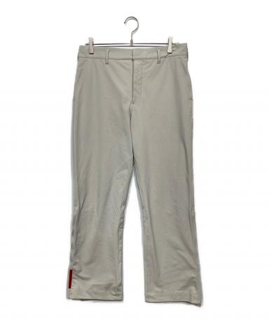 PRADA SPORT スラックス　パンツ ジップ プラダスポーツ 中古・古着通販】PRADA SPORTS (プラダスポーツ) 裾ジップ ナイロン混