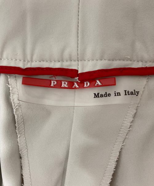 PRADA SPORTS（プラダスポーツ）PRADA SPORTS (プラダスポーツ) 裾ジップ ナイロン混 パンツ グレー サイズ:50の古着・服飾アイテム