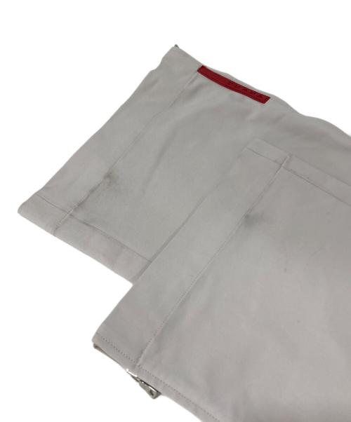 PRADA SPORTS（プラダスポーツ）PRADA SPORTS (プラダスポーツ) 裾ジップ ナイロン混 パンツ グレー サイズ:50の古着・服飾アイテム