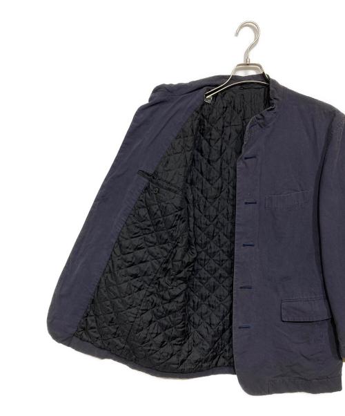 ISSEY MIYAKE（イッセイミヤケ）ISSEY MIYAKE (イッセイミヤケ) 裏キルティングマオカラージャケット ネイビー サイズ:Sの古着・服飾アイテム
