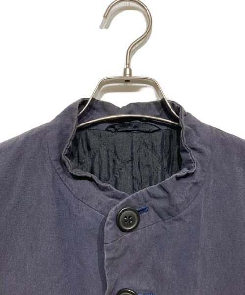 ISSEY MIYAKE（イッセイミヤケ）ISSEY MIYAKE (イッセイミヤケ) 裏キルティングマオカラージャケット ネイビー サイズ:Sの古着・服飾アイテム