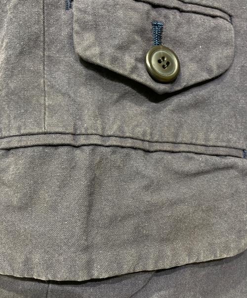ISSEY MIYAKE（イッセイミヤケ）ISSEY MIYAKE (イッセイミヤケ) 裏キルティングマオカラージャケット ネイビー サイズ:Sの古着・服飾アイテム