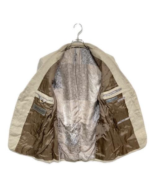 ETRO（エトロ）ETRO (エトロ) リネンテーラードジャケット ベージュ サイズ:48の古着・服飾アイテム