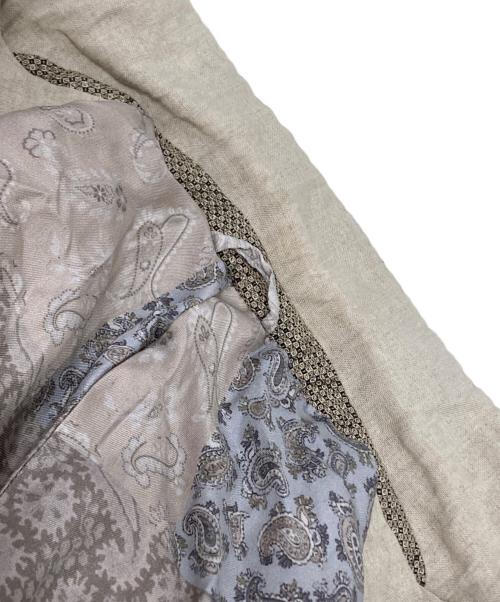 ETRO（エトロ）ETRO (エトロ) リネンテーラードジャケット ベージュ サイズ:48の古着・服飾アイテム