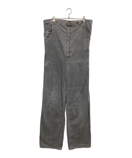 GAULTIER JEANS（ゴルチエジーンズ）GAULTIER JEANS (ゴルチエジーンズ) バストデニムパンツ ブラック サイズ:40の古着・服飾アイテム