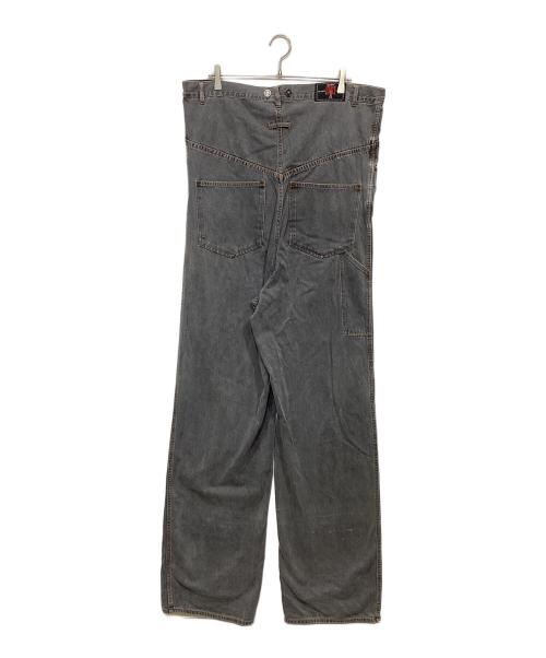 GAULTIER JEANS（ゴルチエジーンズ）GAULTIER JEANS (ゴルチエジーンズ) バストデニムパンツ ブラック サイズ:40の古着・服飾アイテム