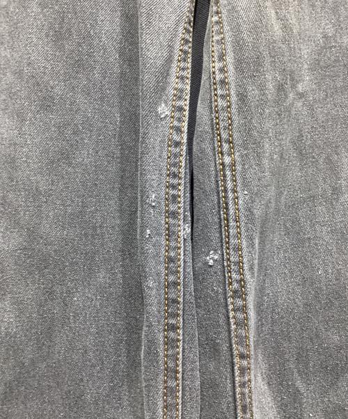 GAULTIER JEANS（ゴルチエジーンズ）GAULTIER JEANS (ゴルチエジーンズ) バストデニムパンツ ブラック サイズ:40の古着・服飾アイテム