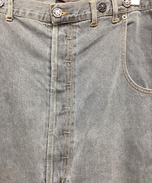 GAULTIER JEANS（ゴルチエジーンズ）GAULTIER JEANS (ゴルチエジーンズ) バストデニムパンツ ブラック サイズ:40の古着・服飾アイテム
