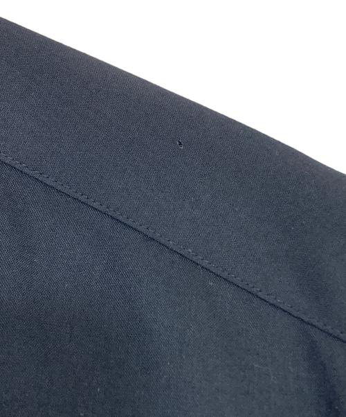 ISSEY MIYAKE MEN（イッセイミヤケメン）ISSEY MIYAKE MEN (イッセイミヤケメン) 切替ストライプ長袖シャツ ブラック サイズ:3の古着・服飾アイテム