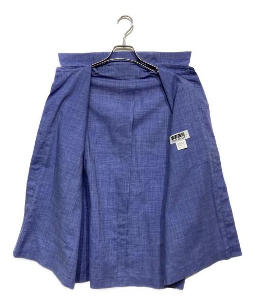 132 5. ISSEY MIYAKE（132 5. イッセイ ミヤケ）132 5. ISSEY MIYAKE (132 5. イッセイ ミヤケ) リネン混シャツ ブルー サイズ:3の古着・服飾アイテム