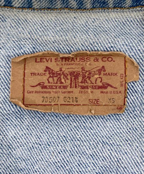 LEVI'S（リーバイス）LEVI'S (リーバイス) デニムジャケット インディゴ サイズ:XSの古着・服飾アイテム