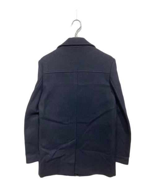Martin Margiela14（マルタンマルジェラ14）Martin Margiela14 (マルタンマルジェラ14) ウールナイロン スタンドカラーコート ネイビー サイズ:44の古着・服飾アイテム