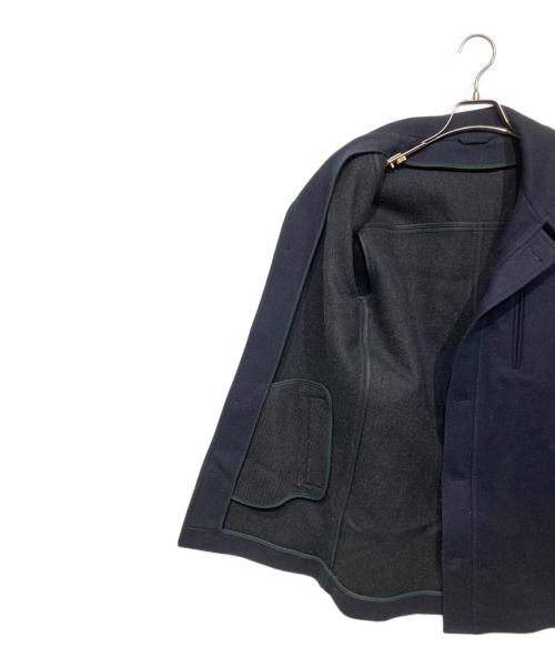Martin Margiela14（マルタンマルジェラ14）Martin Margiela14 (マルタンマルジェラ14) ウールナイロン スタンドカラーコート ネイビー サイズ:44の古着・服飾アイテム