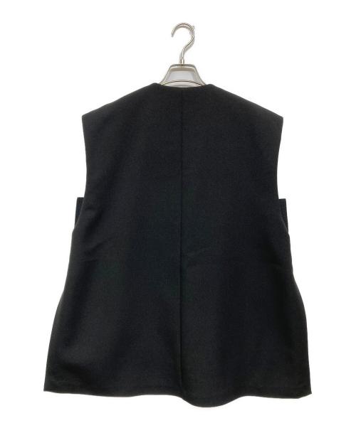 LE PHIL（ル フィル）LE PHIL (ル フィル) マトラッセトリプルクロスジレブラウス ブラック サイズ:Freeの古着・服飾アイテム