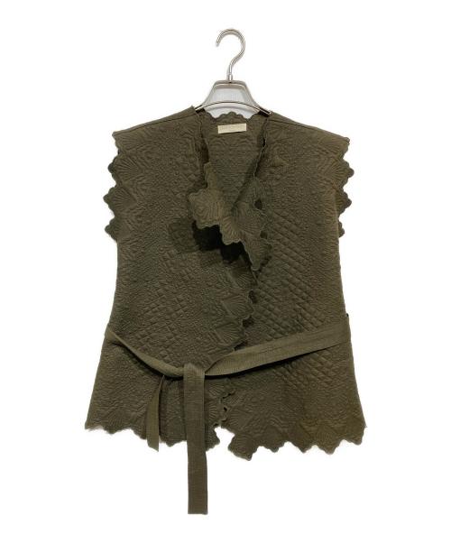 ULLA JOHNSON（ウラ ジョンソン）ULLA JOHNSON (ウラ ジョンソン) Leiro ベスト オリーブ サイズ:記載なしの古着・服飾アイテム